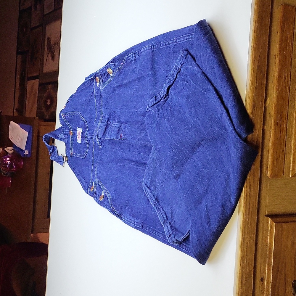 Kids Blue Denim Overalls - Picture 4 of 7